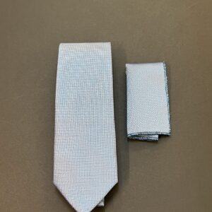 ست کراوات و دستمال جیب جودون آبی آسمانی