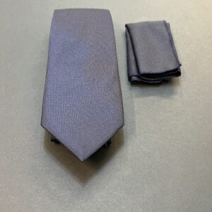 ست کراوات و دستمال جیب جودون سرمه ای