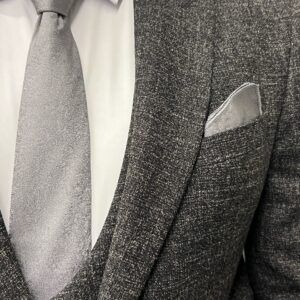 کراوات نقره ای شیک