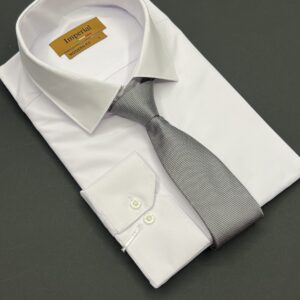 ست کراوات و دستمال جیب جودون رنگ طوسی