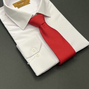 ست کراوات و دستمال جیب جودون رنگ قرمز