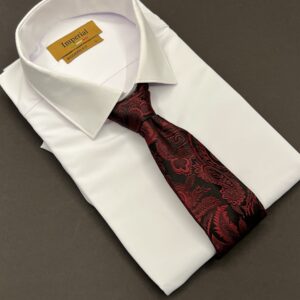 ست کراوات و پوشت vip مدل اژدها زرشکی مشکی